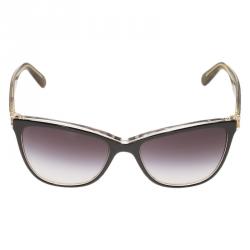 مملوكة مسبقًا Dolce and Gabbana DG4193 Black & Glitter Gold Cat Eye Sunglasses