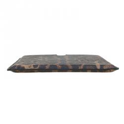 مملوكة مسبقًا Dolce and Gabbana Leopard Print Canvas iPad 2 Case