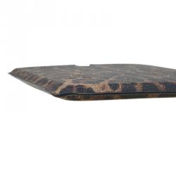 مملوكة مسبقًا Dolce and Gabbana Leopard Print Canvas iPad 2 Case
