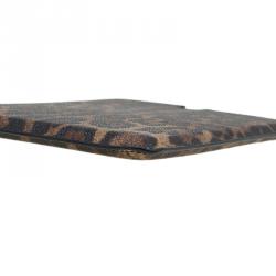 مملوكة مسبقًا Dolce and Gabbana Leopard Print Canvas iPad 2 Case