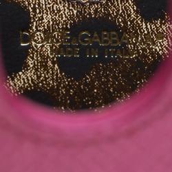 Pre Owned Dolce and Gabbana Pink Leather IPad 2 Case