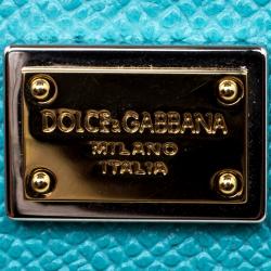 Pre Owned حقيبة إكسسوارات دولتشي أند غابانا مايكرو سيسيلي جلد متعددة الألوان