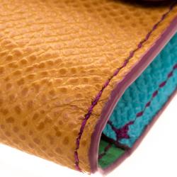 Pre Owned حقيبة إكسسوارات دولتشي أند غابانا مايكرو سيسيلي جلد متعددة الألوان