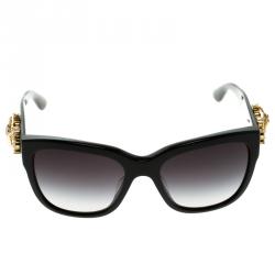 مملوكة مسبقًا Dolce and Gabbana Black DG 4247-B-F Embellished Sunglasses