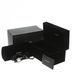 مملوكة مسبقًا Dolce and Gabbana Black DG 4247-B-F Embellished Sunglasses