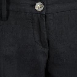 Pre Owned Dolce and Gabbana Black Tailored Pant Suit M