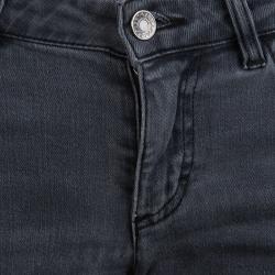 مملوكة مسبقًا بنطلون جينز دولتشي أند غابانا رصاصي فاتح نمط مغسول مجسم S