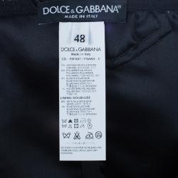 مملوكة مسبقًا Dolce and Gabbana Floral Print Fitted Dress L