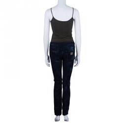 مملوكة مسبقًا Dolce and Gabbana Blue Stonewash Denim Jeans S