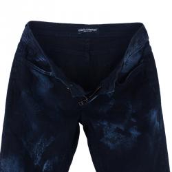 مملوكة مسبقًا Dolce and Gabbana Blue Stonewash Denim Jeans S