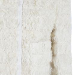 Pre Owned جاكيت دولتشي أند غابانا أغنيلو كالغا فرو خروف أبيض S