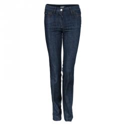 Pre Owned بنطال جينز دنيم دولتشي أند غابانا إنديغو قصة بوت S