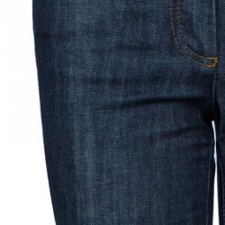 Pre Owned بنطال جينز دنيم دولتشي أند غابانا إنديغو قصة بوت S