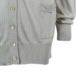 Pre Owned Dolce and Gabbana Beige Cardigan M
