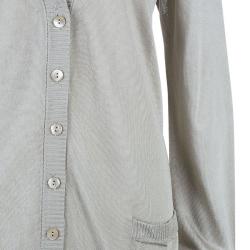 Pre Owned Dolce and Gabbana Beige Cardigan M