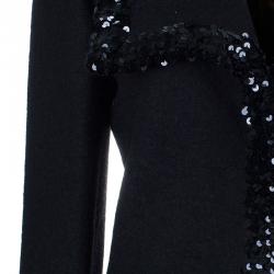 مملوكة مسبقًا Dolce And Gabbana Black Embellished Blazer M