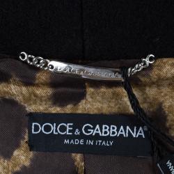 مملوكة مسبقًا Dolce And Gabbana Black Embellished Blazer M