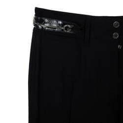 Pre Owned Dolce and Gabbana Horsebit Detail Pants S