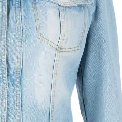 مملوكة مسبقًا Dolce and Gabbana Light Blue Denim Jacket S