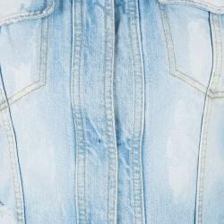 مملوكة مسبقًا Dolce and Gabbana Light Blue Denim Jacket S
