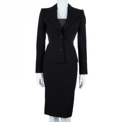 Dolce and Gabbana Black Skirt Suit S
