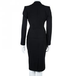 Dolce and Gabbana Black Skirt Suit S