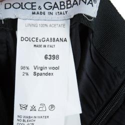 Dolce and Gabbana Black Skirt Suit S