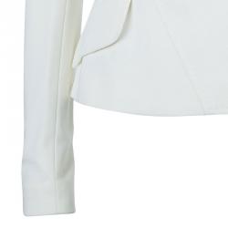 Dolce and Gabbana Off-White Striped Pant Suit S