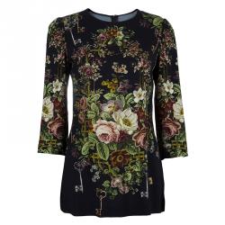 Dolce and Gabbana Floral Long Sleeve Top S