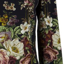 Pre Owned Dolce and Gabbana Floral Long Sleeve Top S