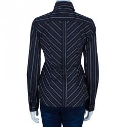 Pre Owned قميص دولتشي أند غابانا قطن مخطط XS