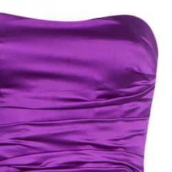 Pre Owned فستان سهرة دولشتي أند غابانا ستان أرجواني S