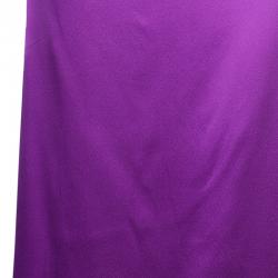 Pre Owned فستان سهرة دولشتي أند غابانا ستان أرجواني S