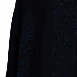 Pre Owned Dolce & Gabbana Baroque Panel Cape XS