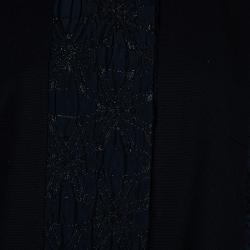 Pre Owned Dolce & Gabbana Baroque Panel Cape XS