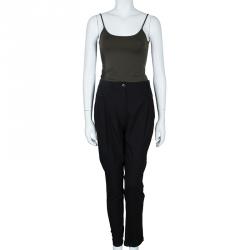 Pre Owned Dolce and Gabbana Black Trousers M