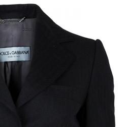 Pre Owned جاكيت دولتشي أند غابانا صوف رصاصي S