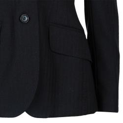 Pre Owned جاكيت دولتشي أند غابانا صوف رصاصي S