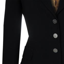 Pre Owned Dolce & Gabbana Black Contrast Lining Skirt Suit M