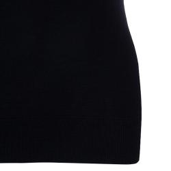 Dolce and Gabbana Black Lace Top and Cardigan Set M