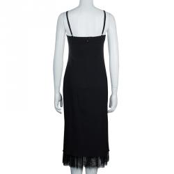 Pre Owned فستان دولتشي أند غابانا باستييه أسود L