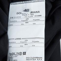 Pre Owned فستان دولتشي أند غابانا باستييه أسود L