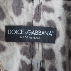 مملوكة مسبقًا Dolce And Gabbana Leopard Print Coat M