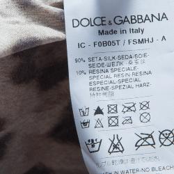 مملوكة مسبقًا Dolce And Gabbana Leopard Print Coat M