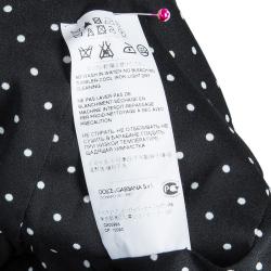 Pre Owned جاكيت دولتشي أند غابانا صوف أزرق بصفين أزرار S