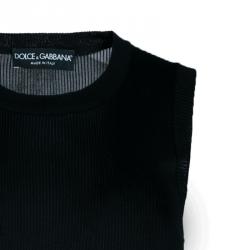 مملوكة مسبقًا Dolce And Gabbana Black Sleeveless Top M