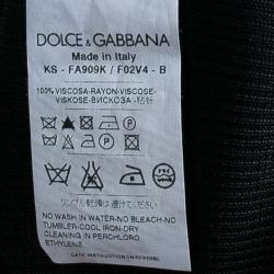 مملوكة مسبقًا Dolce And Gabbana Black Sleeveless Top M