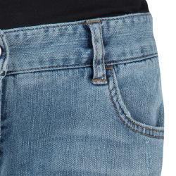 مملوكة مسبقًا Dolce and Gabbana Blue Light Wash Denim Distressed Faded Jeans M