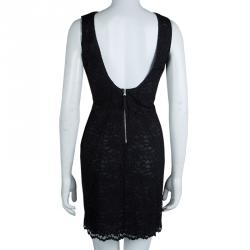 مملوكة مسبقًا فستان دولتشي أند غابانا بلا أكمام بأربطة أسود M