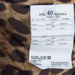 Pre Owned Dolce And Gabbana Dark Grey Fitted Blazer S